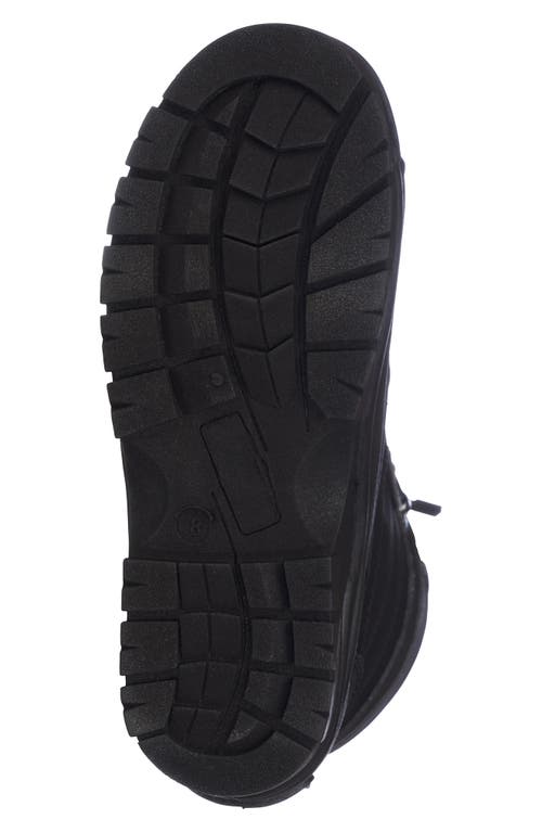 Akademiks Waterproof Duck Toe Snow Boot In Black