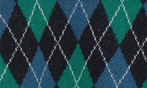 Stockholm Surfboard Club Gyle Argyle Merino Wool Blend Sweater In Multi