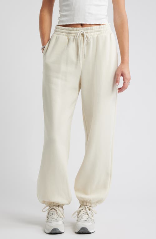 Bp. Oversize Fleece Joggers In Neutral