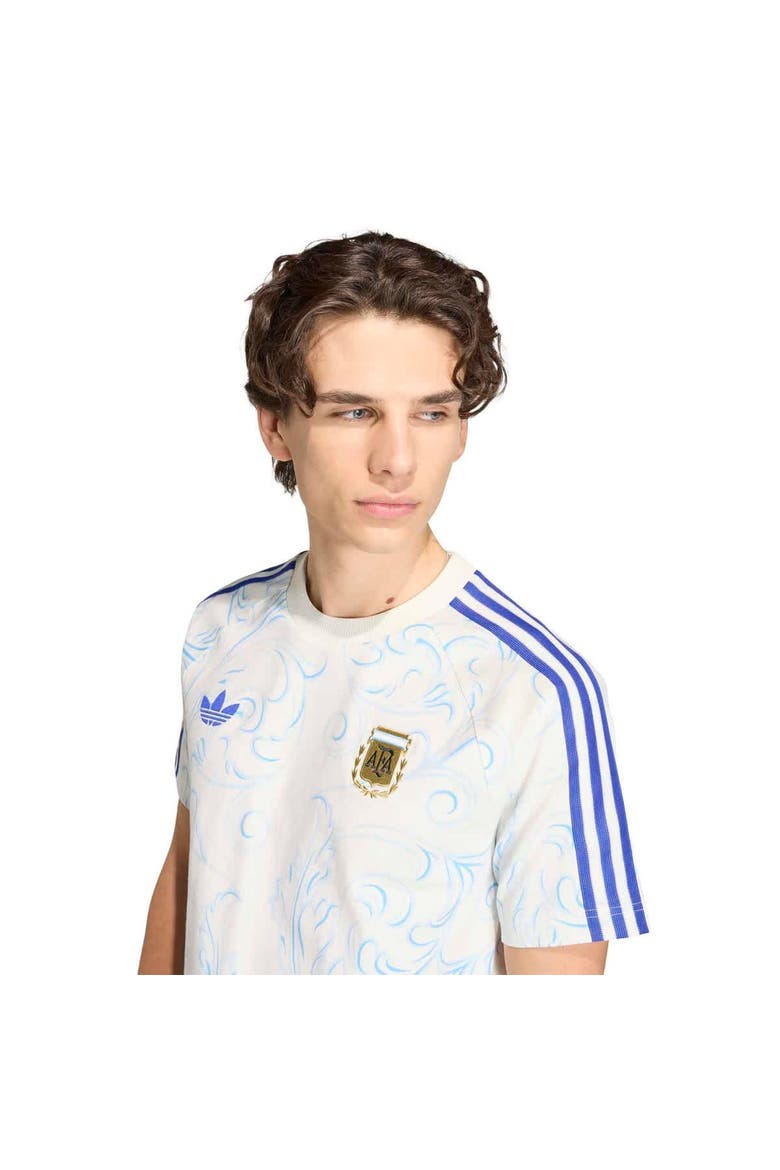 Men's adidas  White Argentina National Team  All Over Printed T-Shirt, Alternate, color, White