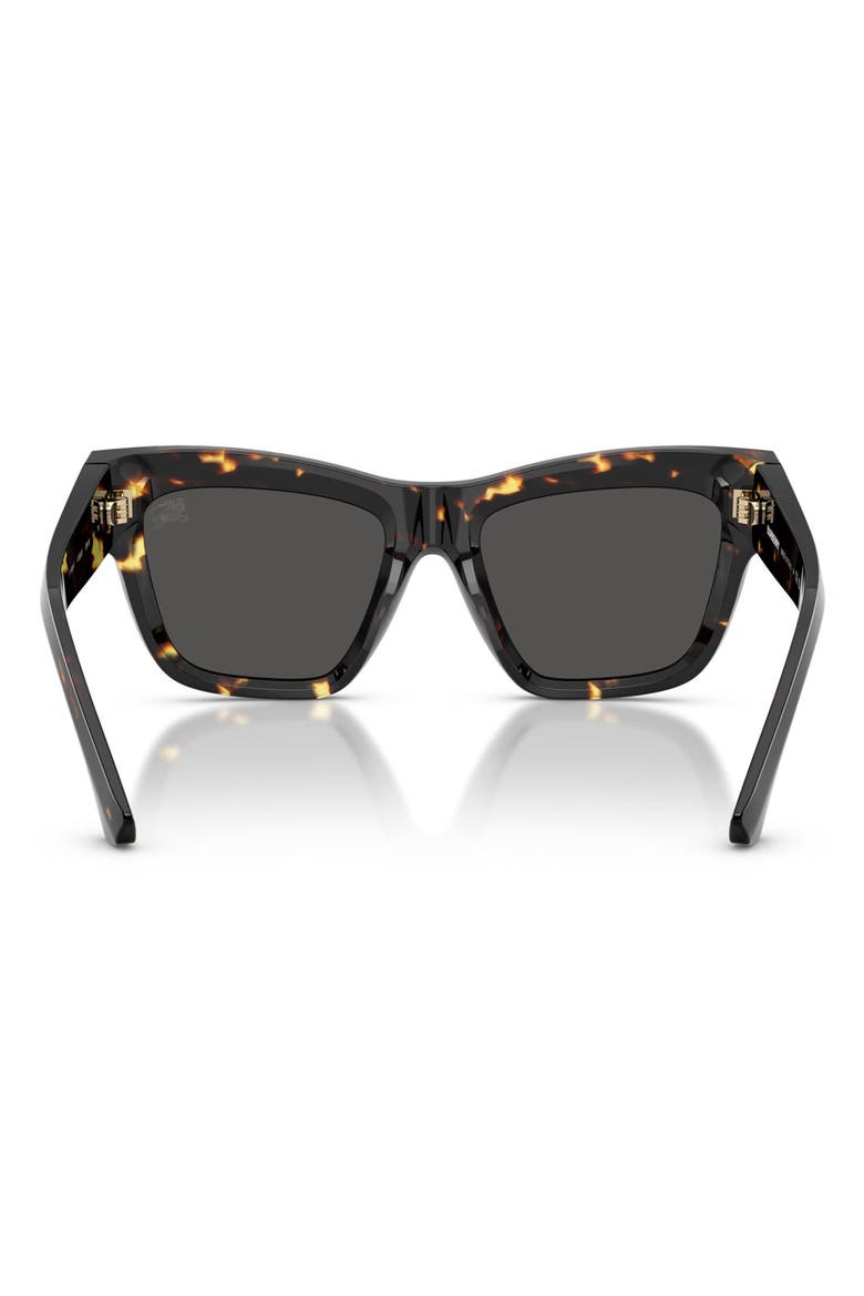 53mm Square Sunglasses, Alternate, color, YELLOW HAVANA