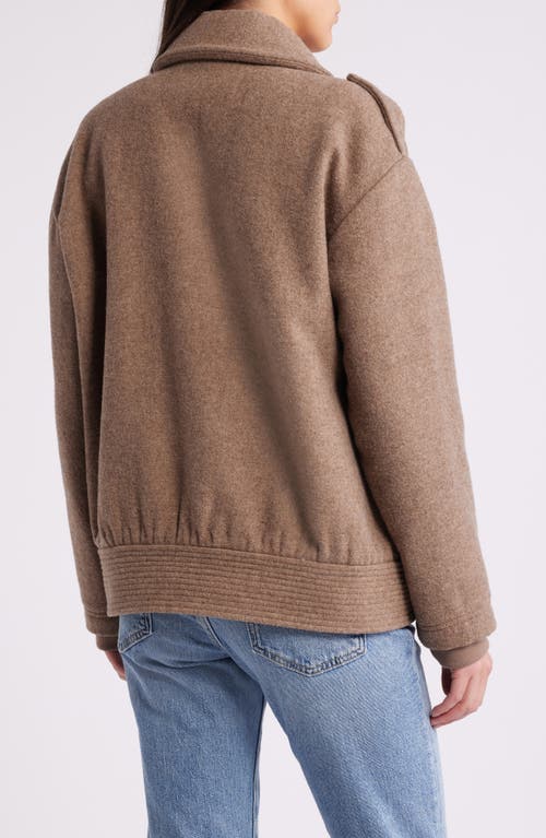 TREASURE & BOND TREASURE & BOND ZIP FRONT BOMBER JACKET