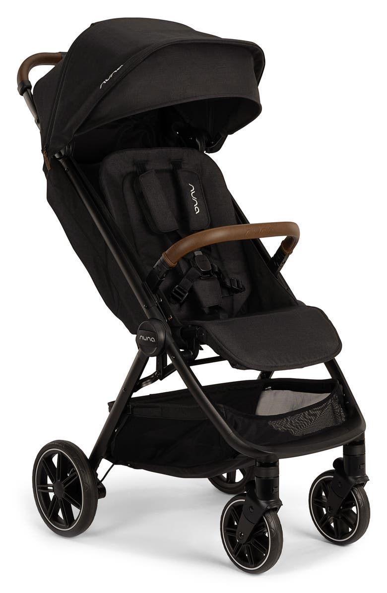 Nuna TRVL<sup>™</sup> LX Compact Stroller, Main, color, Caviar