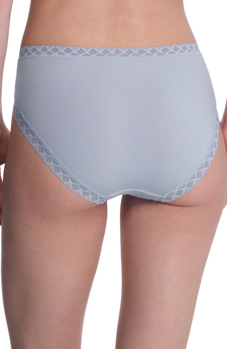Natori Bliss Cotton French Cut Brief, Alternate, color, Blue Mist