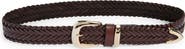 Treasure & Bond Miley Braided Leather Belt