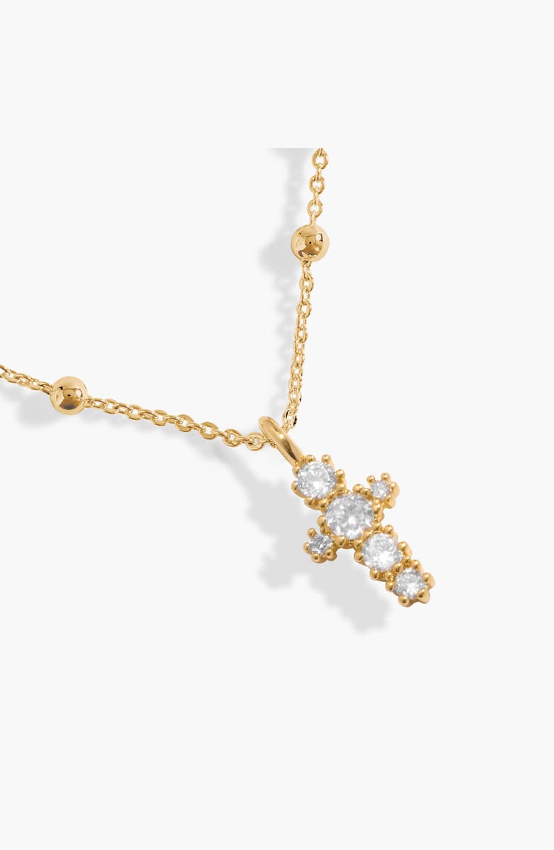 A Littles & Co A Little 'Blessing' Necklace In Gold-Tone Plating, Main, color, Metallic Gold