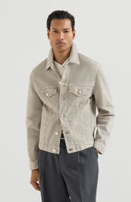 Brunello Cucinelli Denim four-pocket jacket