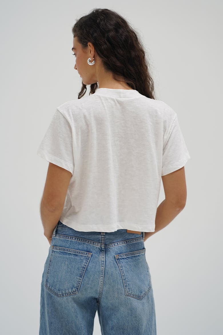 Ava Cotton Tee, Alternate, color, White