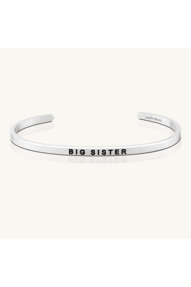 Big Sister bracelet, Main, color, Silver