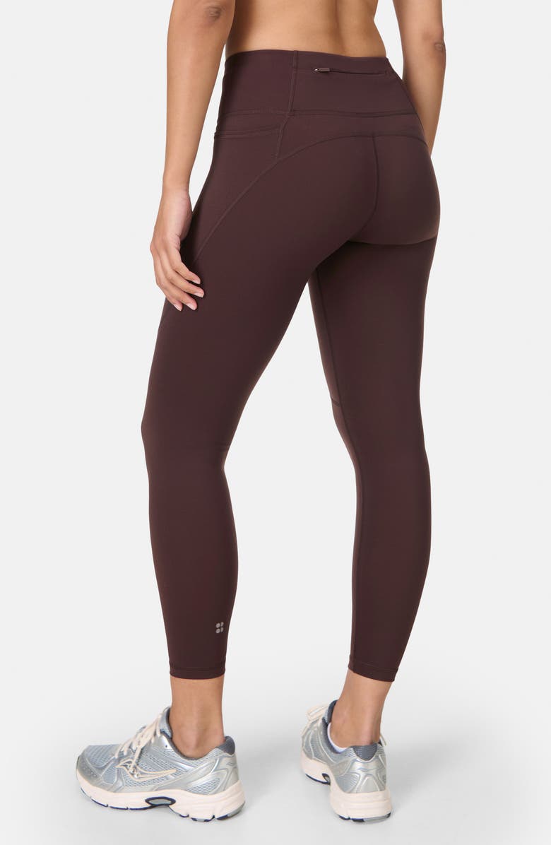 Sweaty Betty Power 7/8 Workout Pocket Leggings, Alternate, color, Sable Brown
