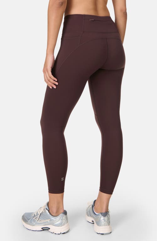 Sweaty Betty Power 7/8 Workout Pocket Leggings In Brown