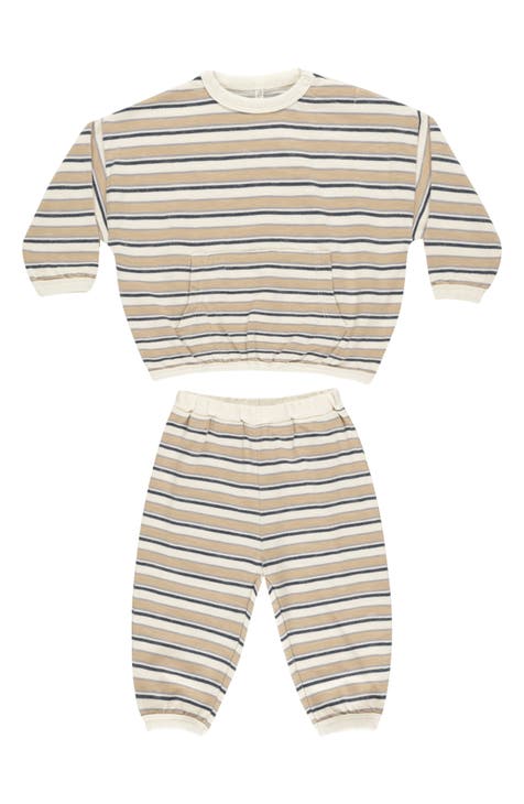 Rylee + Cru Relaxed Set - Retro Stripe main image 1