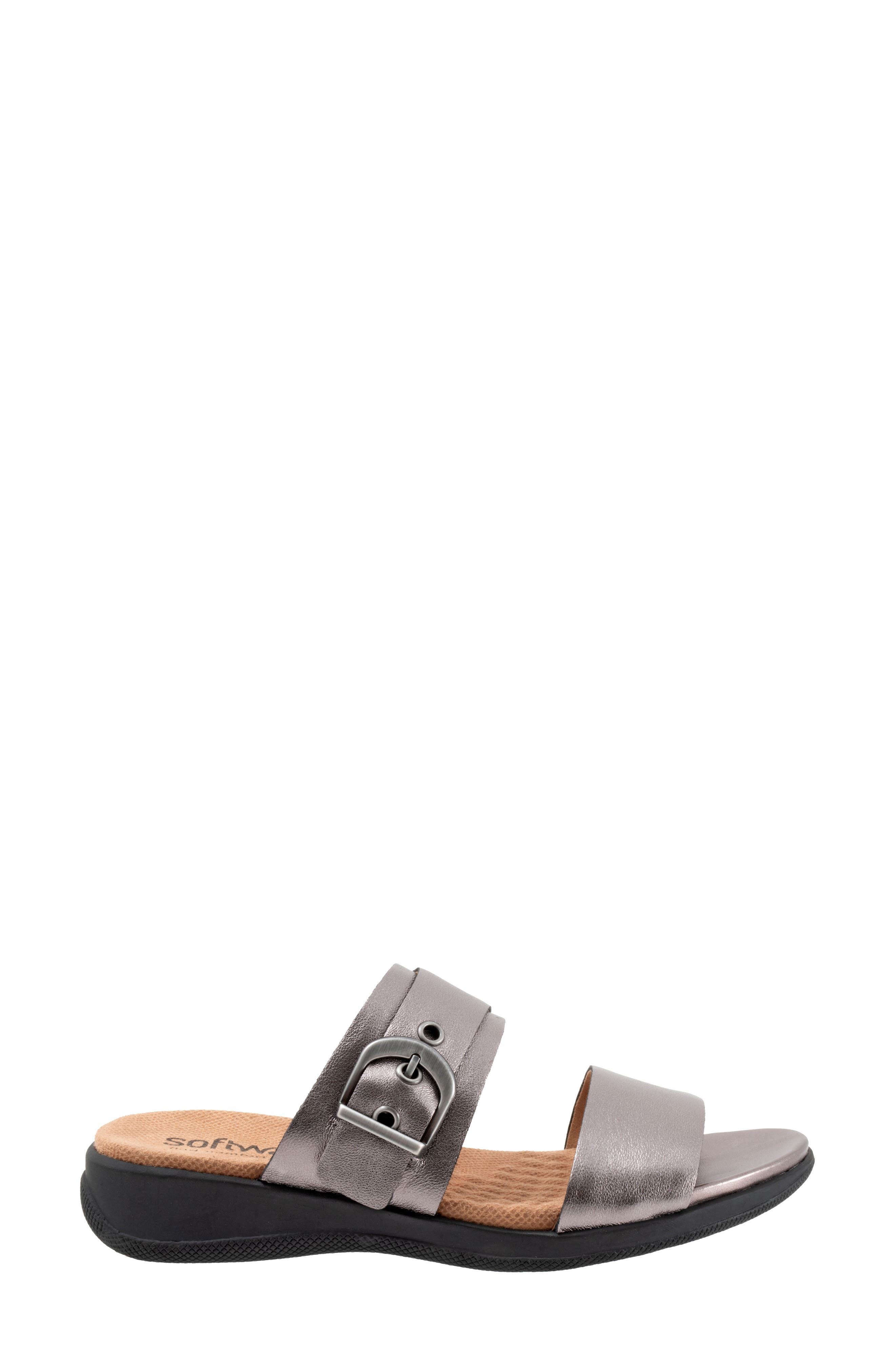 Toki Slide Sandal, Alternate, color, PEWTER