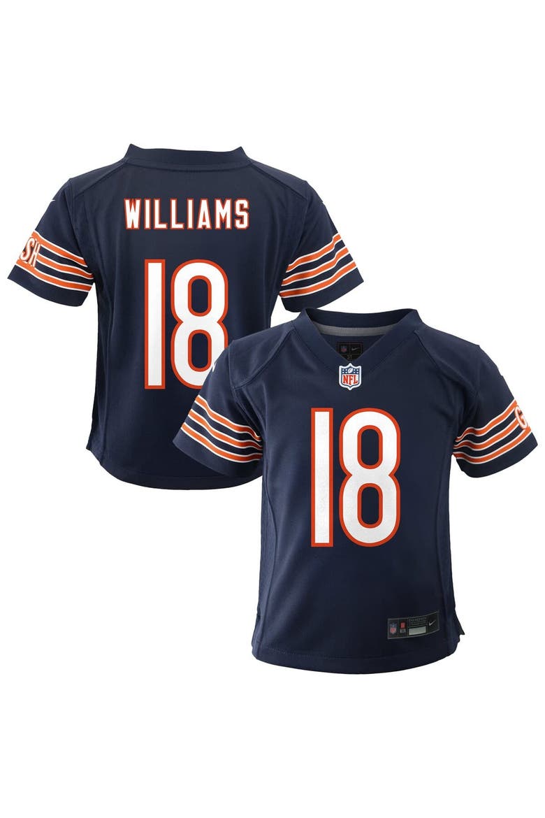 Preschool Nike Caleb Williams Navy Chicago Bears Player Game Jersey, Main, color, Navy