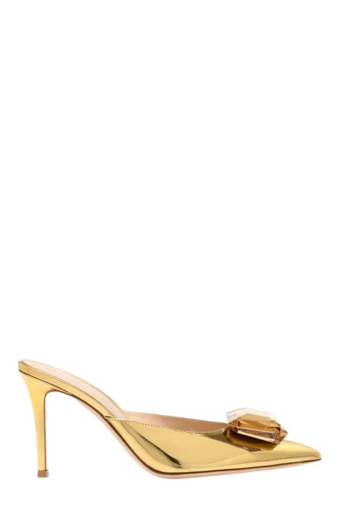 Women's Gianvito Rossi Metallic Heels | Nordstrom