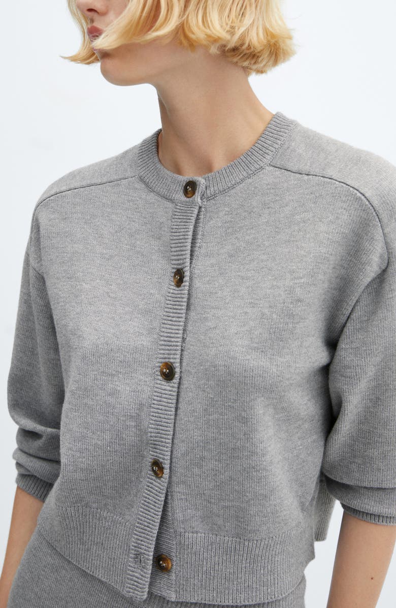 MANGO Raglan Sleeve Cardigan, Alternate, color, 