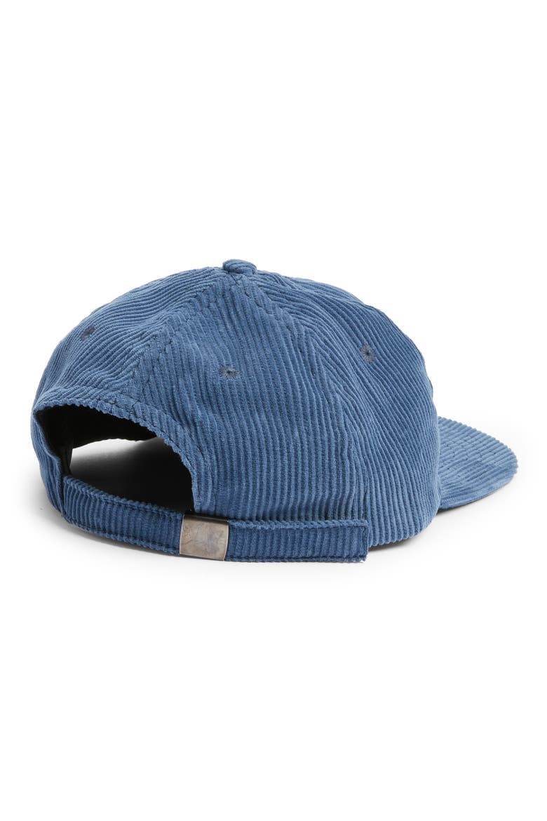 Corduroy Baseball Cap, Alternate, color, STEEL BLUE