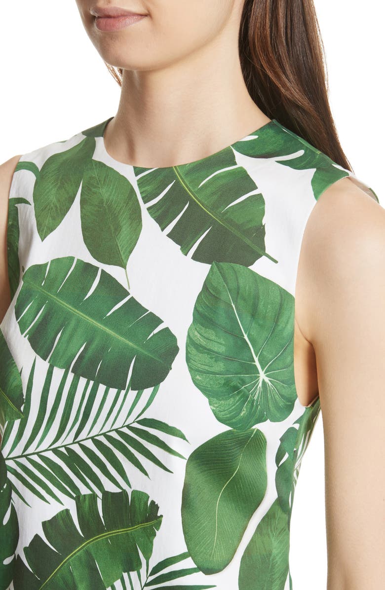 Alice + Olivia Coley Print A-Line Dress, Alternate, color,