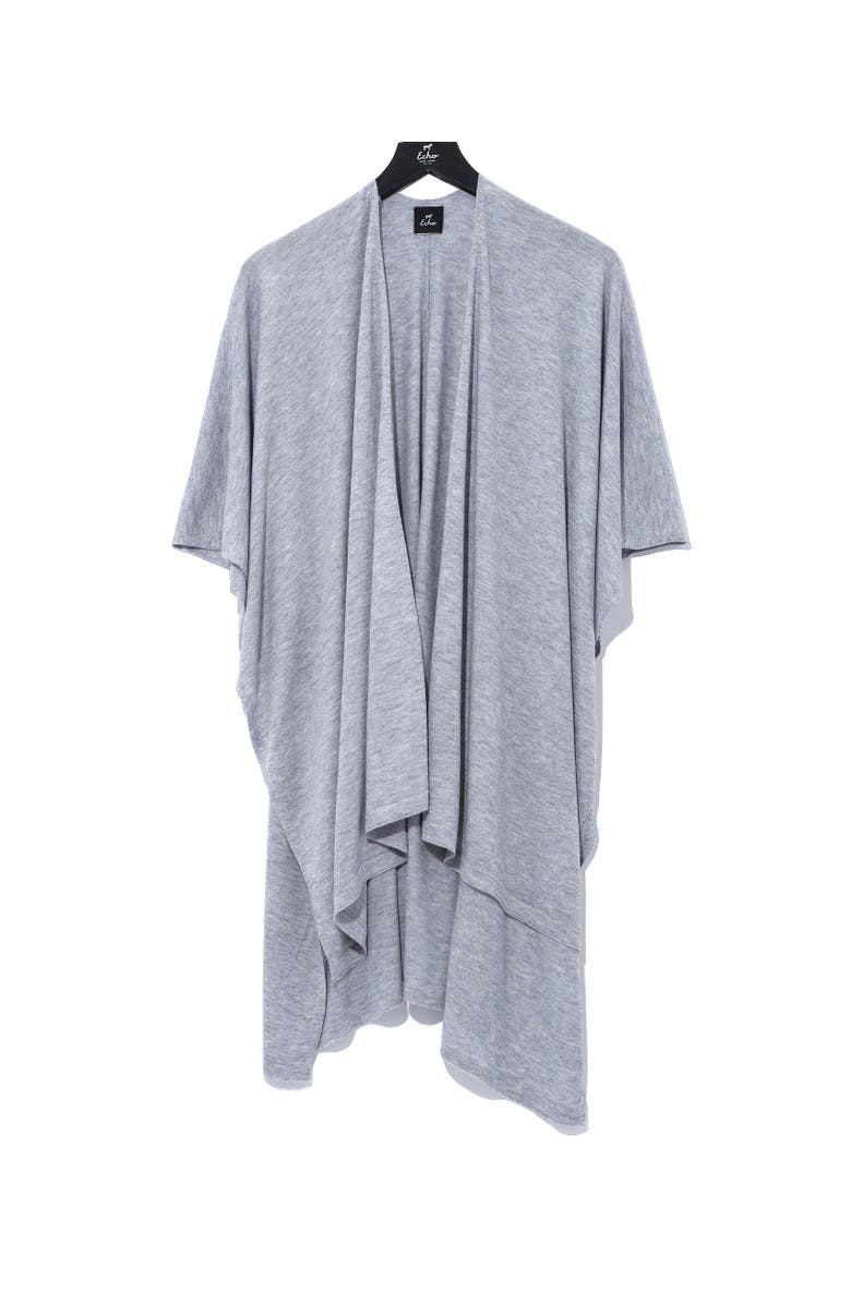 Echo Essentials Ruana, Main, color, Grey Heather