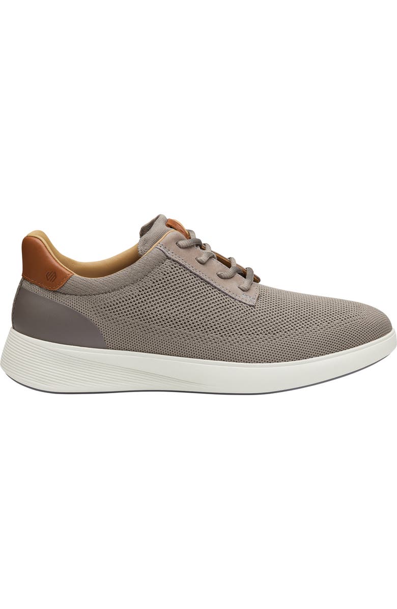 Johnston & Murphy Ackerson Knit Plain Toe Sneaker, Alternate, color, Gray Knit