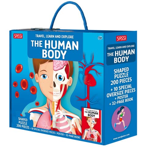 Travel, Learn and Explore The Human Body Puzzle and Book Set
