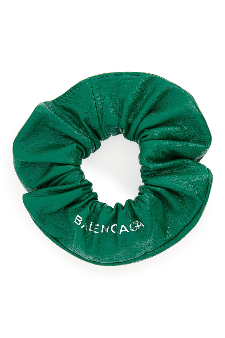 Chouchou Leather Bracelet, Main, color, VERT EMERAUDE