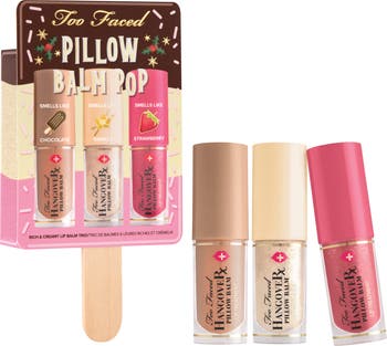 Too Faced　新品 　Hangover Pillow Balm 3本セット Too Faced Pillow Balm Pop Rich & Creamy Lip Balm Trio