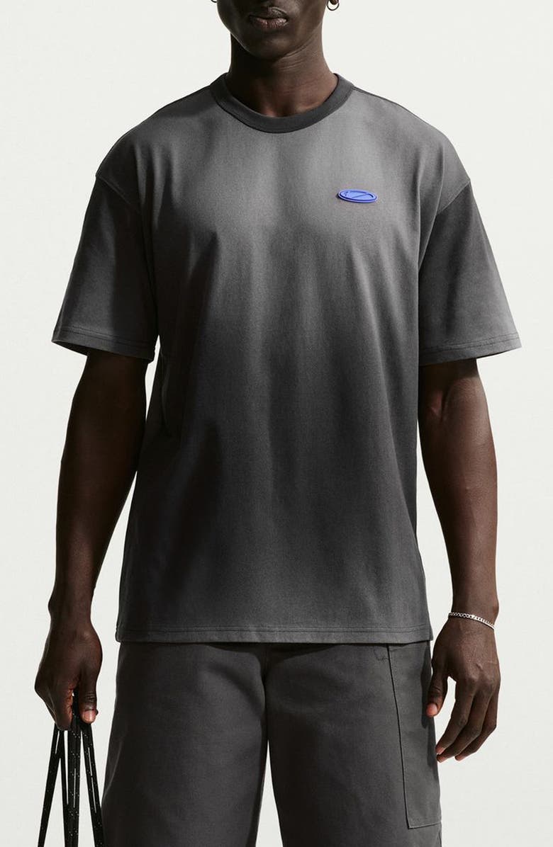 Nike Premium Essentials Cotton Graphic T-Shirt, Main, color, Anthracite