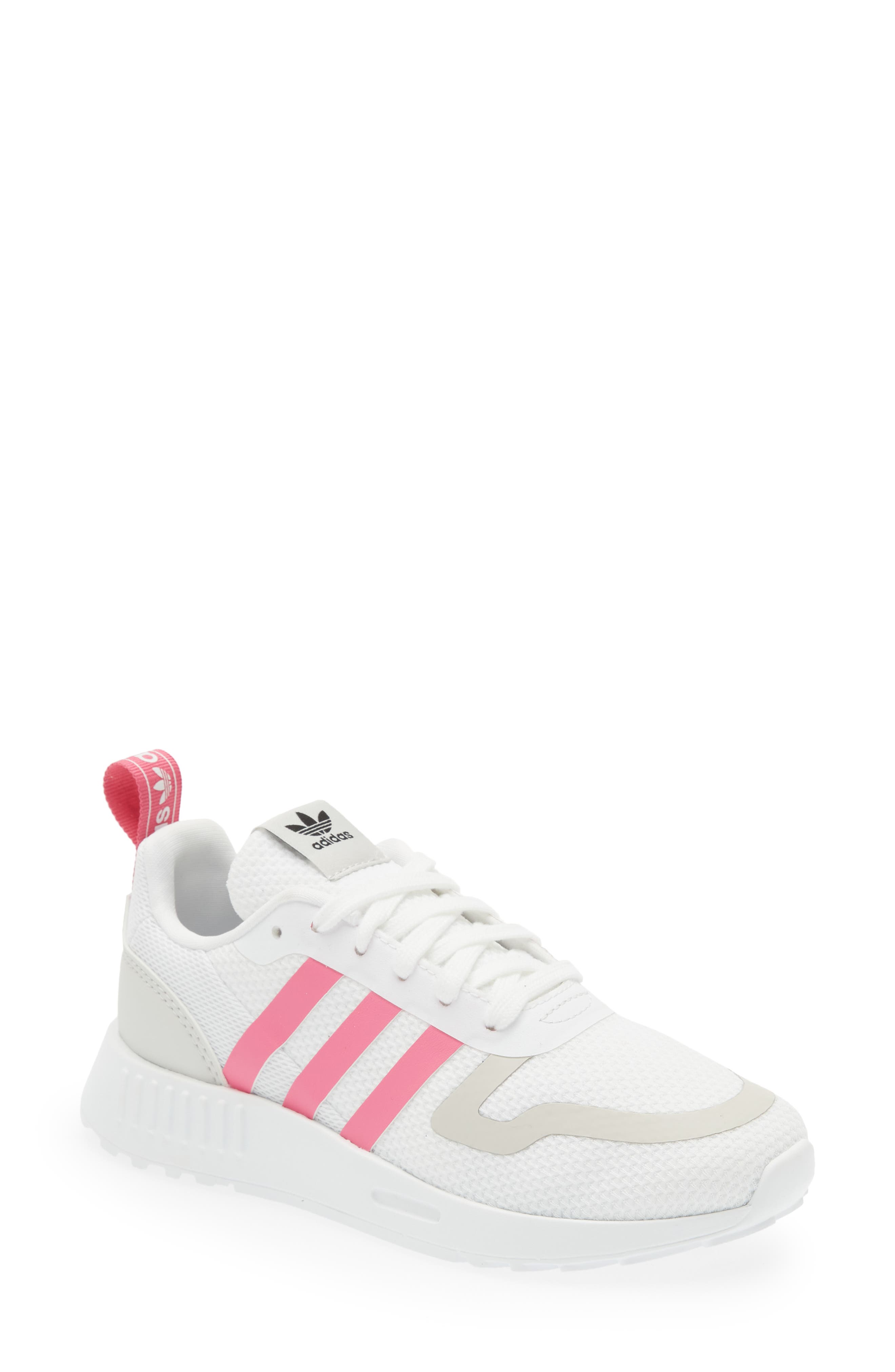 x HER Studio London Kids' Multix Sneaker, Main, color, CRYSTAL WHITE/ BLACK/ SCARLET