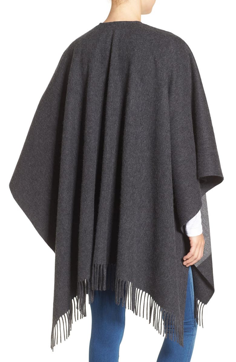 rag & bone 'Varsity' Stripe Fringe Wrap, Alternate, color, 