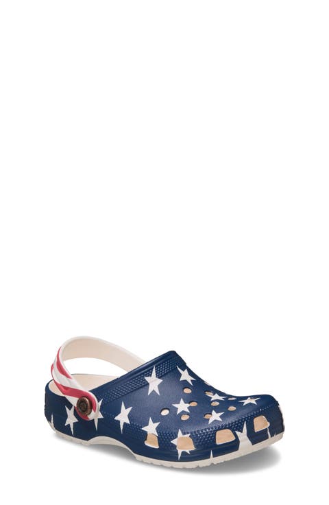Kids' Classic American Flag Clog (Toddler, Little Kid & Big Kid)