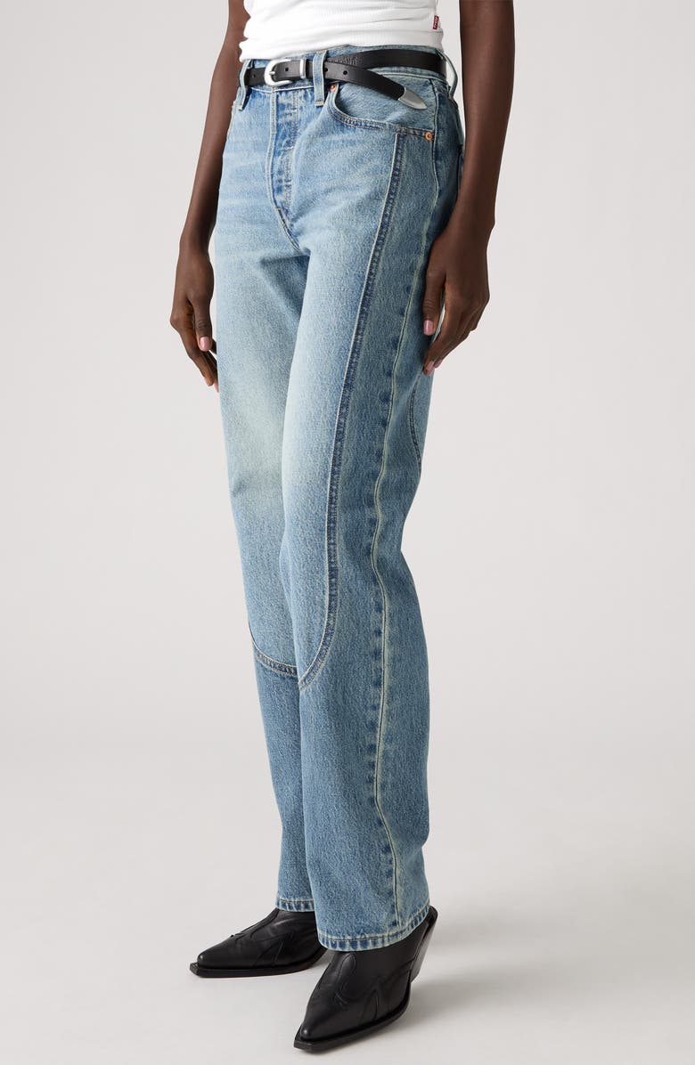 Levi's 501<sup>®</sup> '90s Western Chaps High Waist Jeans, Alternate, color, Free Range