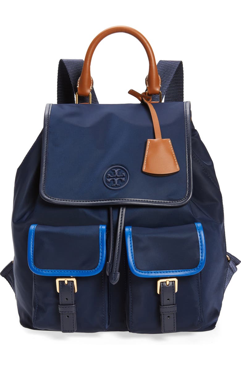 Tory Burch Perry Nylon Backpack, Main, color,