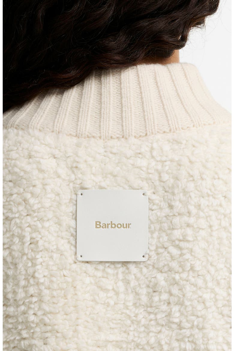 Hazelwood Knitted Zip Cardigan, Alternate, color, ECRU
