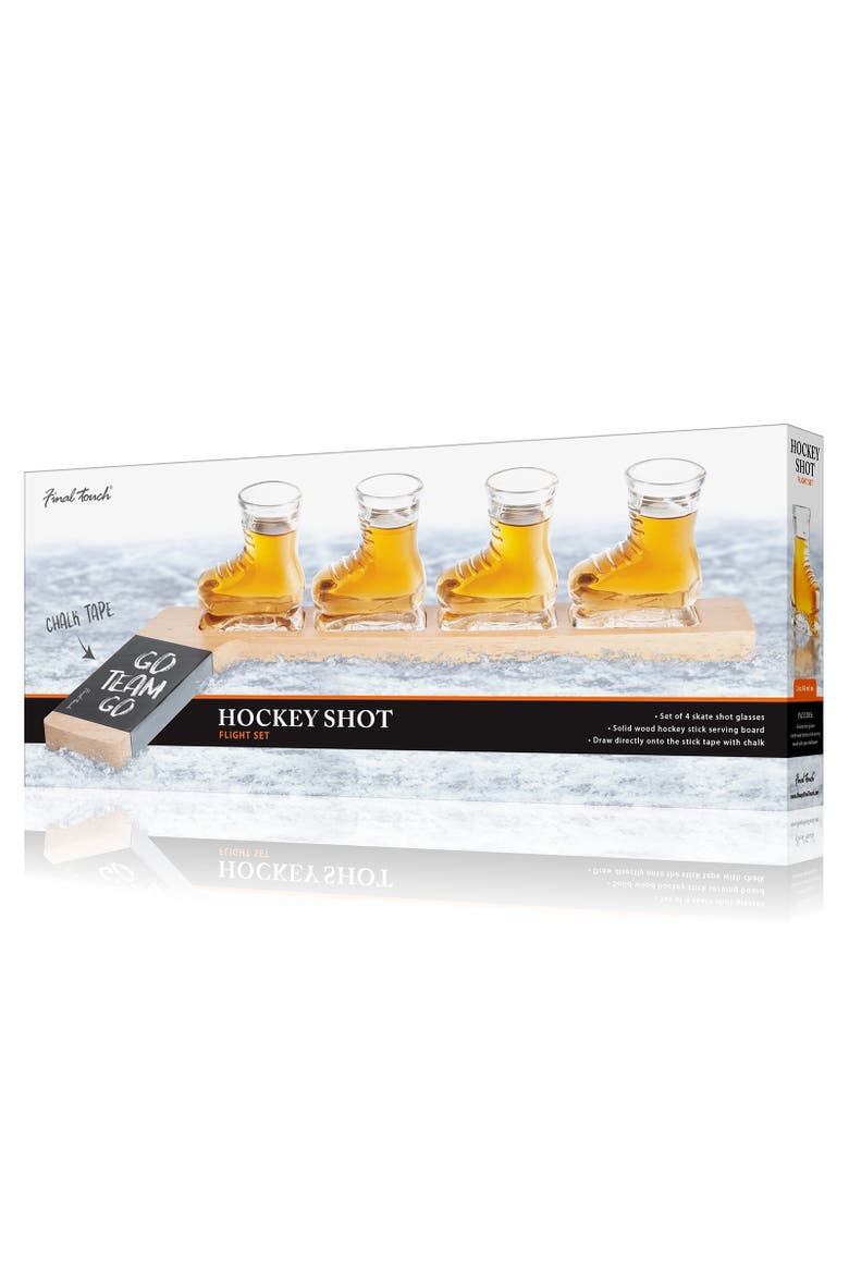 Hockey Shot Flight Set, Alternate, color, Clear