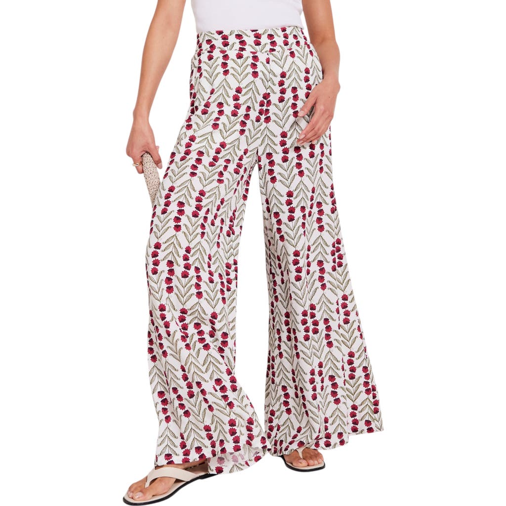 MINT VELVET MINT VELVET PRINT WIDE LEG TROUSER