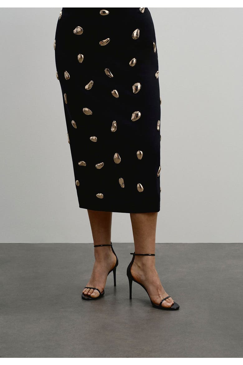 Embellished Column Midi Skirt, Alternate, color, BLACK BEAUTY