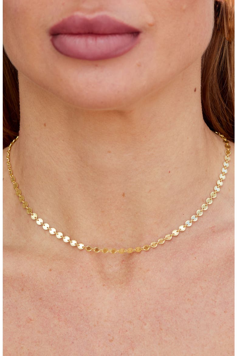 Italian Chain Necklace, Alternate, color, YELLOW
