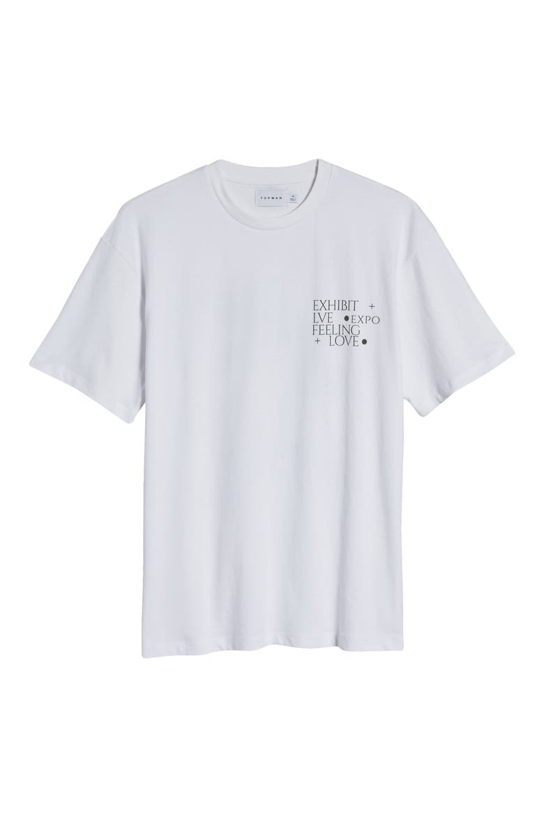 Exhibit Print Men's Graphic Tee, Alternate, color, WHITE