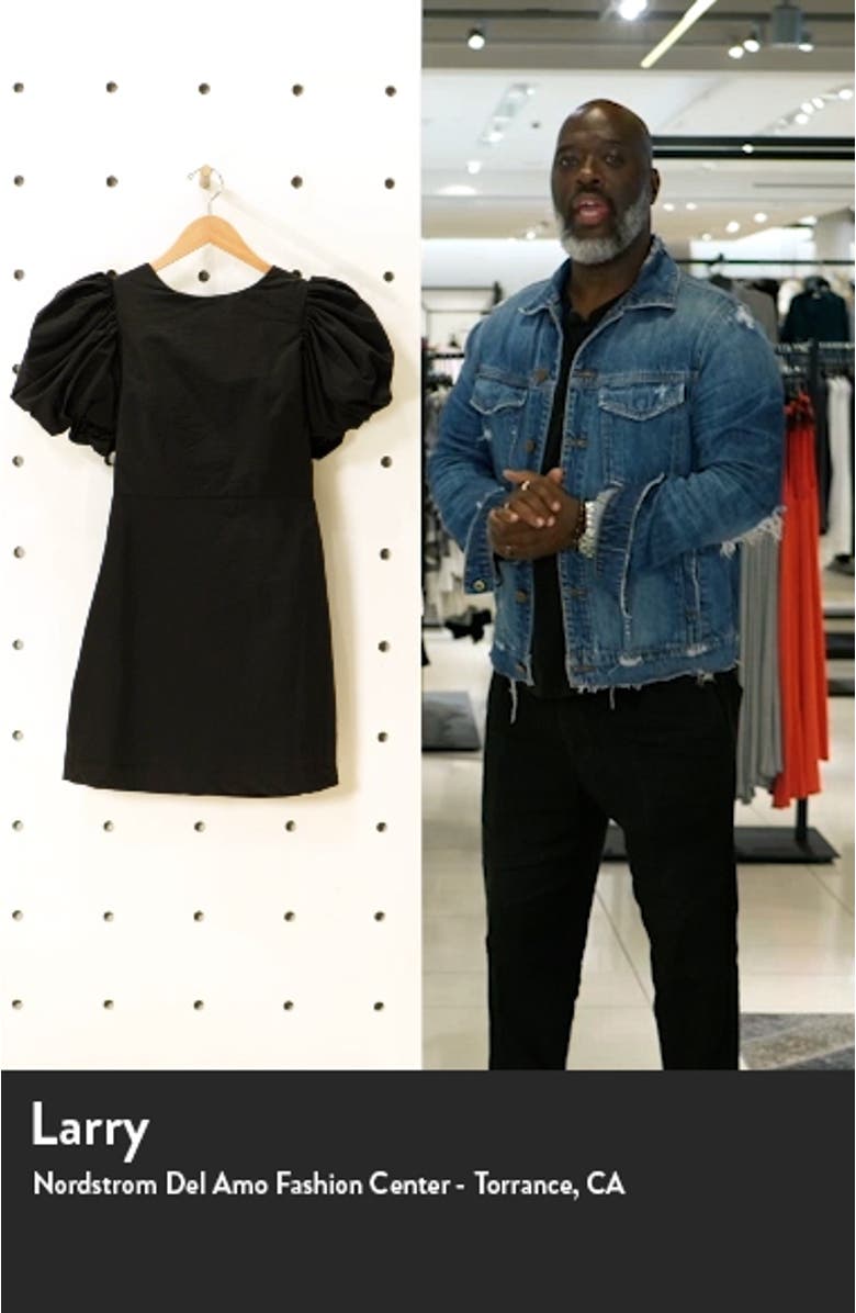 Puff Sleeve Minidress, sales video thumbnail