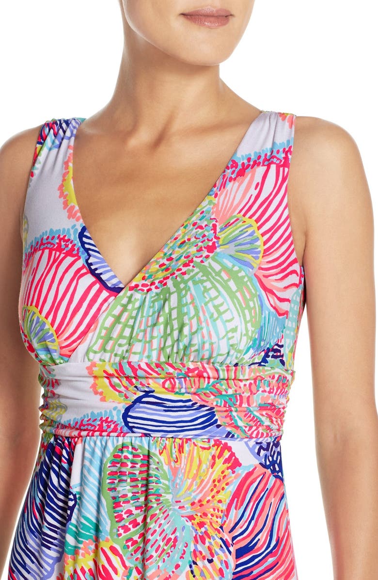 Lilly Pulitzer<sup>®</sup> 'Sloane' Print Jersey Maxi Dress, Alternate, color,