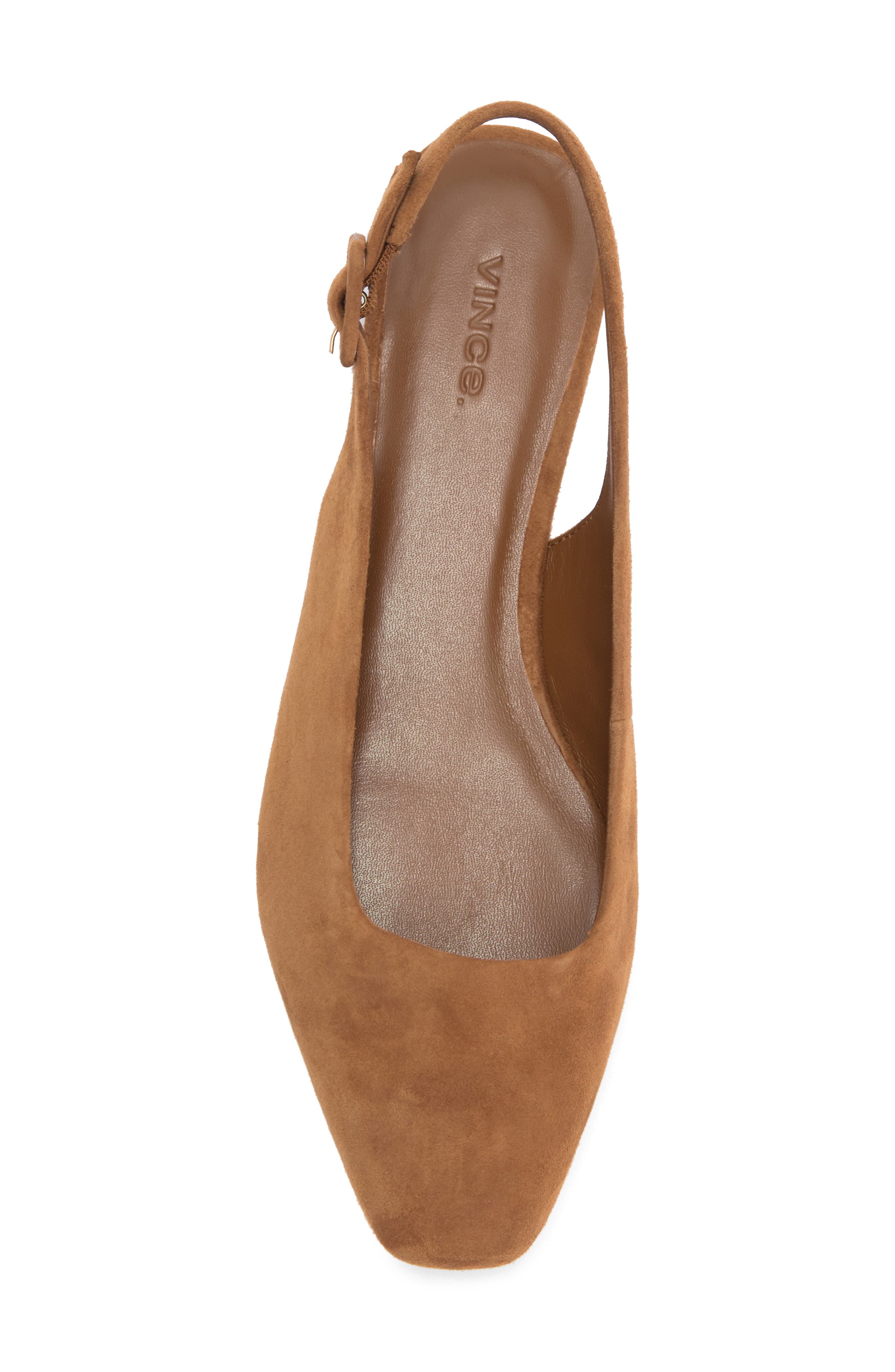 Vince Brody Slingback Flat, Alternate, color, Dark Caramel