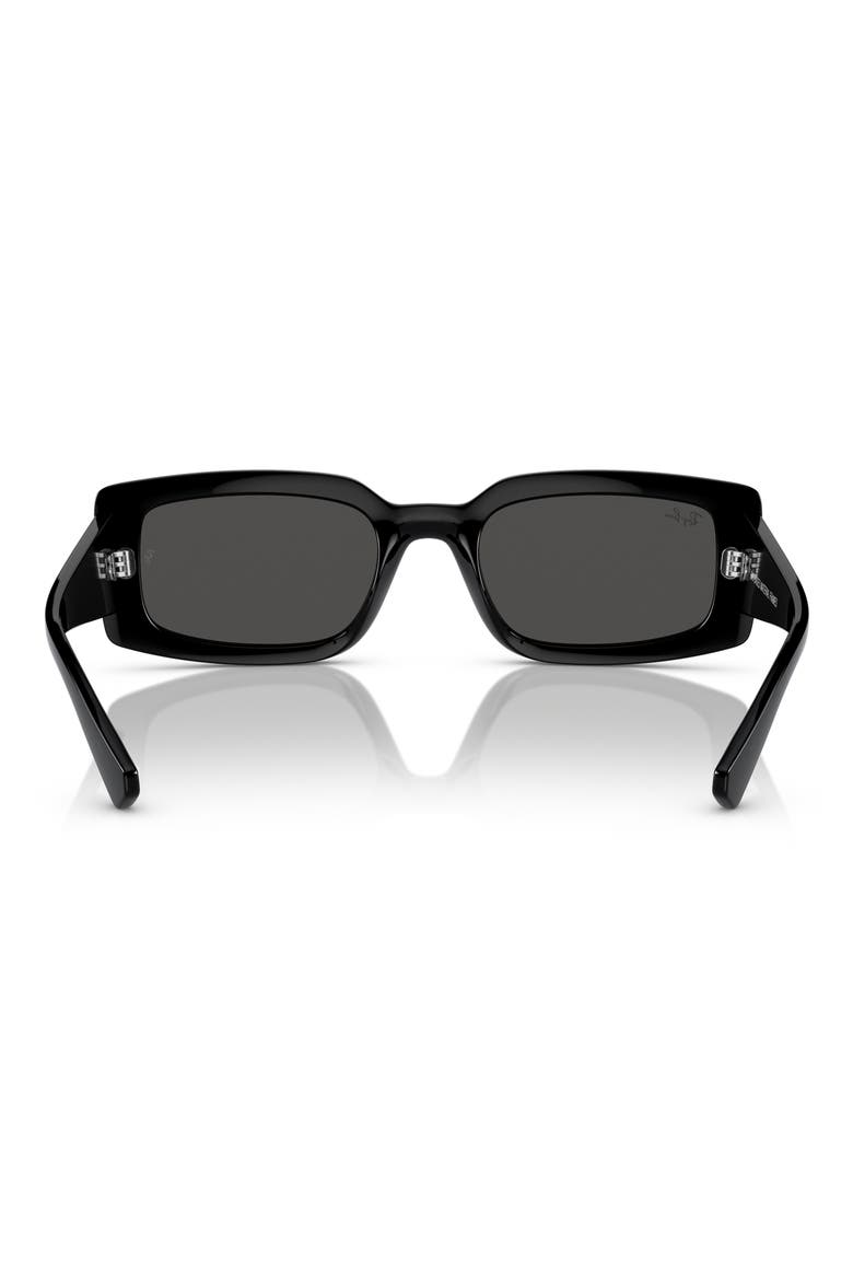 Kiliane 54mm Pillow Sunglasses, Alternate, color, BLACK / DARK GREY