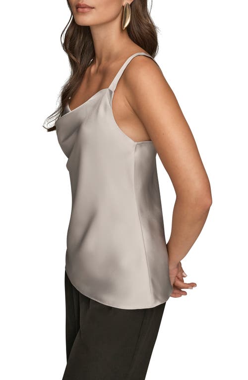 Donna Karan New York Cowl Neck Camisole In Gray