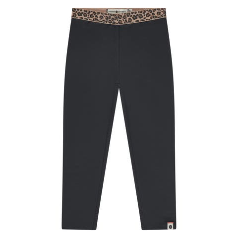 Leopard Waistband Leggings