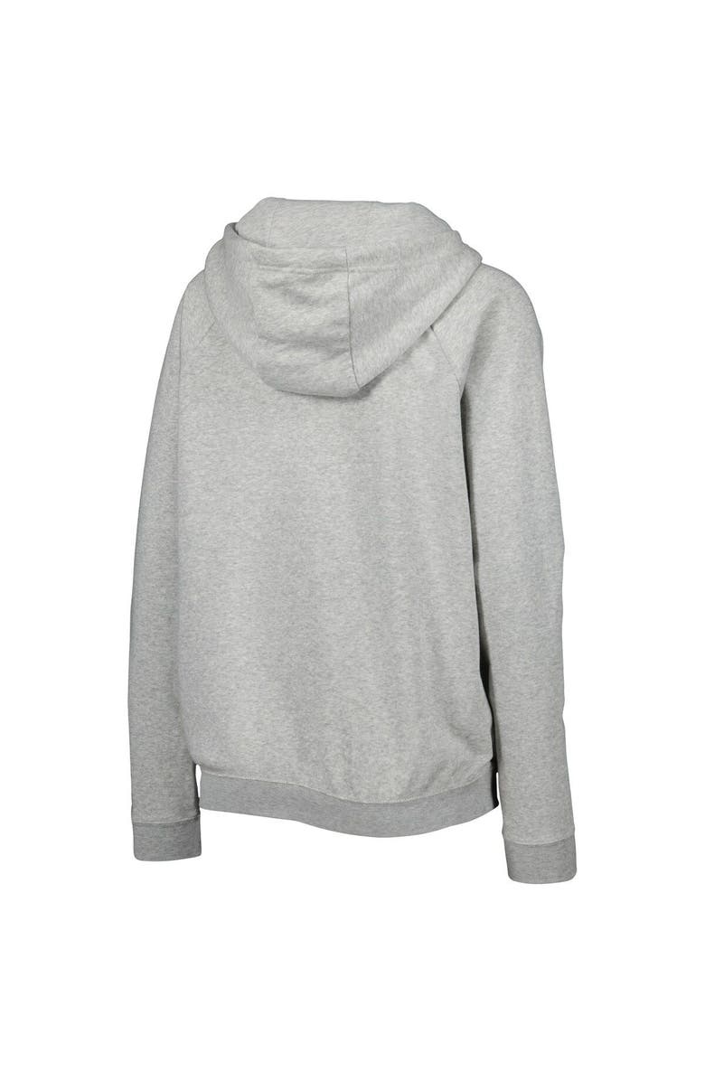 Nike Women's Nike Heather Gray Canada Soccer Lockup Varsity Fleece Raglan Pullover Hoodie, Alternate, color, Heather Gray