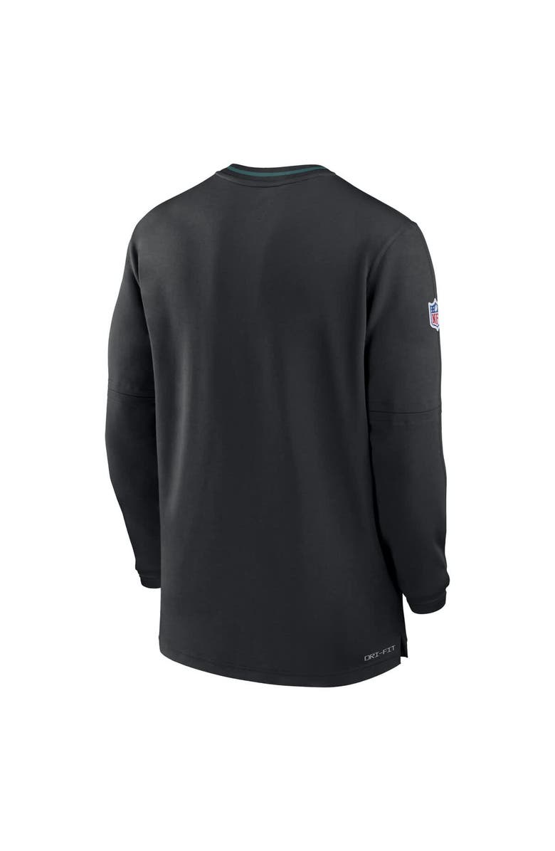 Nike Men's Nike Black Philadelphia Eagles Coach Half-Zip Sweatshirt, Alternate, color,