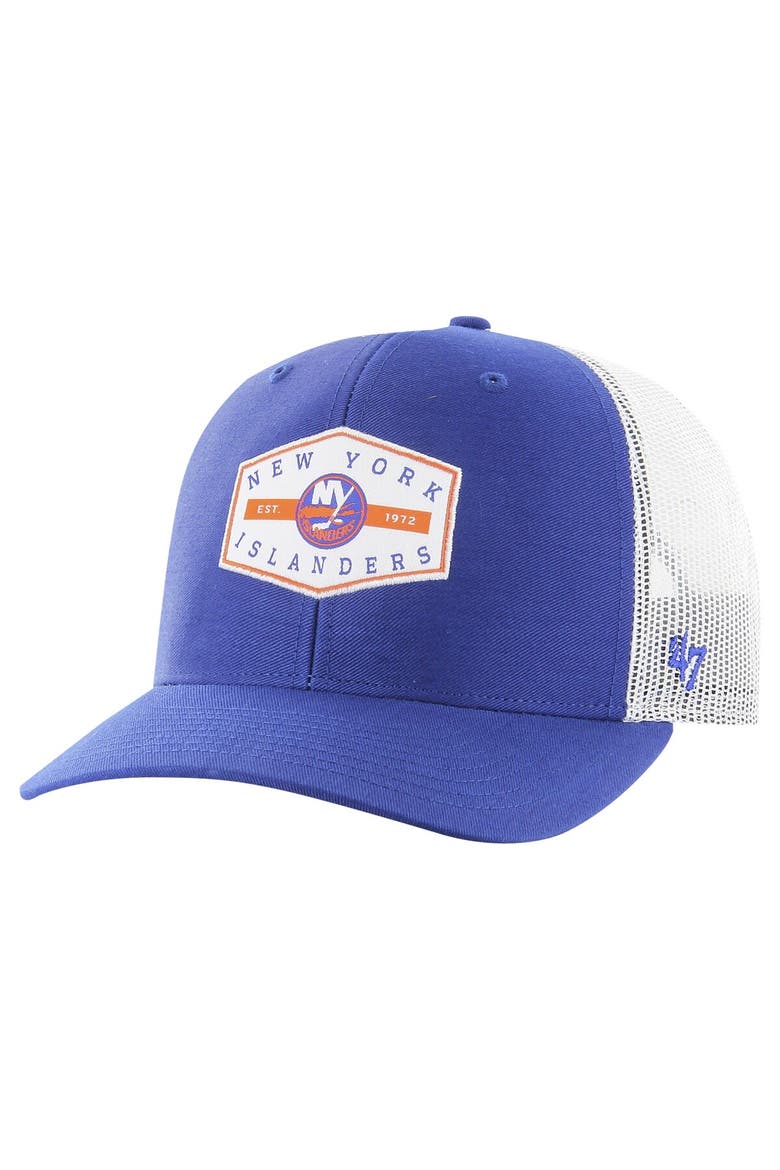Men's '47 Royal New York Islanders Convoy Trucker Adjustable Hat, Main, color, Royal