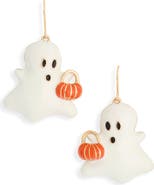 Leith Halloween Glow in the Dark Drop Earrings