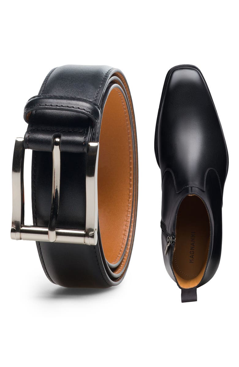 Carbon Leather Belt
